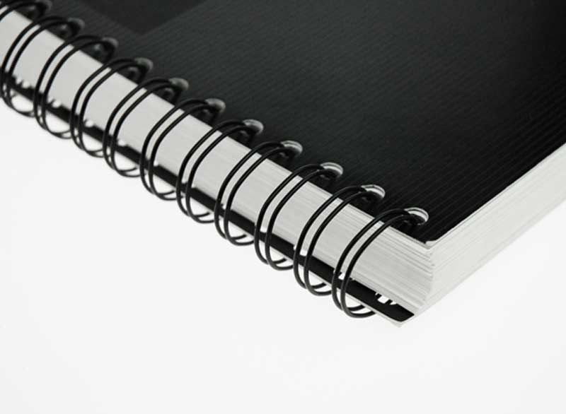 Black wire-o binding